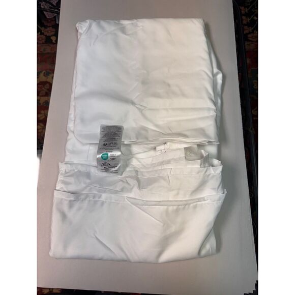 NWOT Amazon Basics Lightweight Pleated Bed Skirt, King, Bright White, Solid - Picture 4 of 6